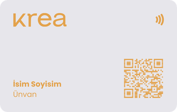 Beyaz Gold Dijital Kartvizit arka yüz