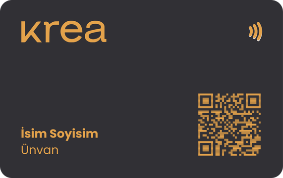 Siyah Gold Dijital Kartvizit arka yüz